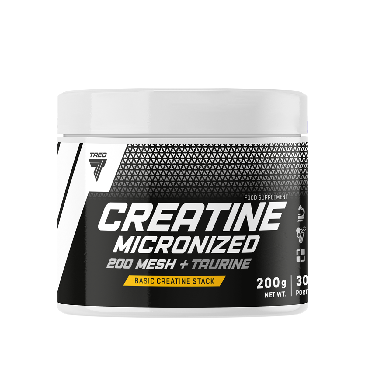 CREATINE MICRONIZED 200 MESH + TAURINE 200g JAR