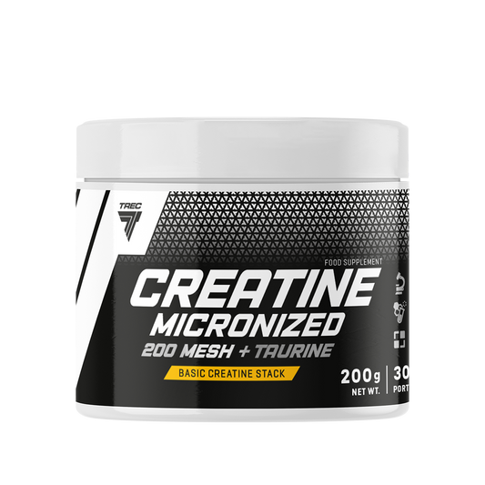 CREATINE MICRONIZED 200 MESH + TAURINE 200g JAR