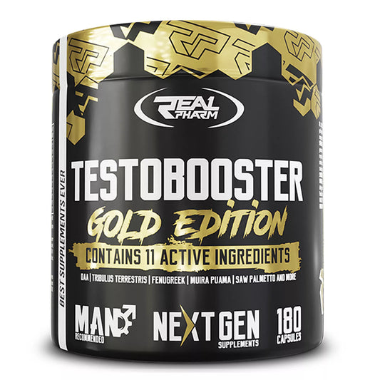 REAL PHARM TESTO BOOSTER 180 CAPS GOLD EDITION - Testosteron-Booster