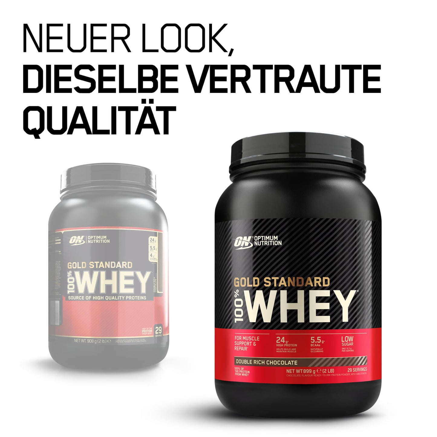 Optimum Nutrition 100 % Whey Gold Standard, 0.90 kg (2 lb) Dose